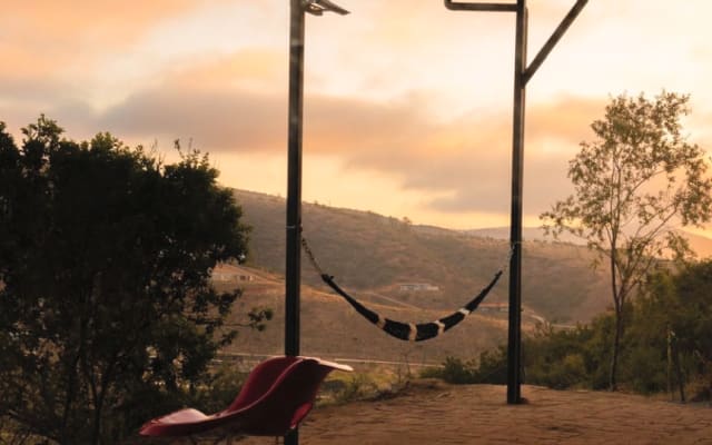 Beautiful house on a vineyard, nature, silence and grill