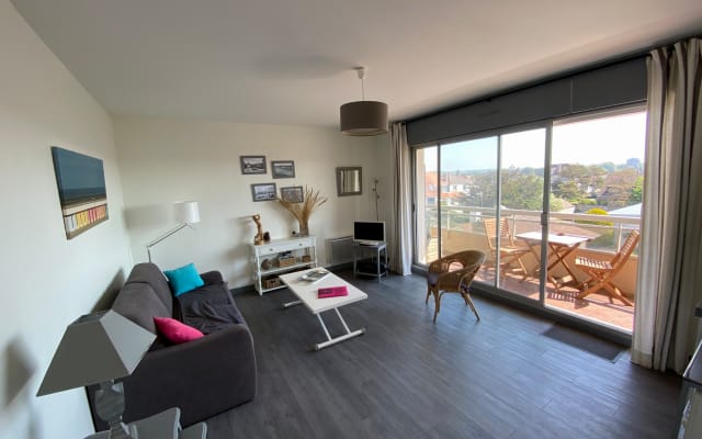 Studio-Kabine in der Nähe von Strand und Geschäften