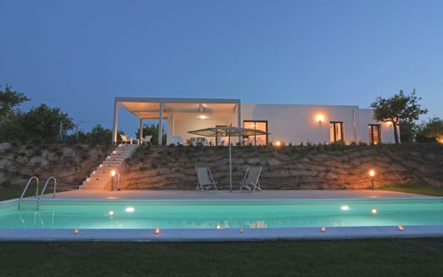 Noto Syrakus Villa Mennula Privater Pool Atemberaubender Meerblick