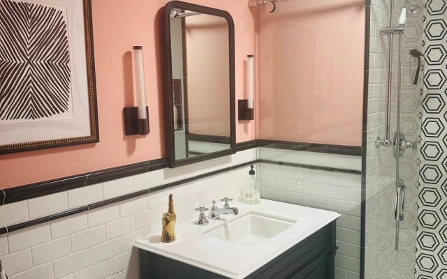 Quarto de hóspedes privado em South Palm Springs; cama King. casa de...