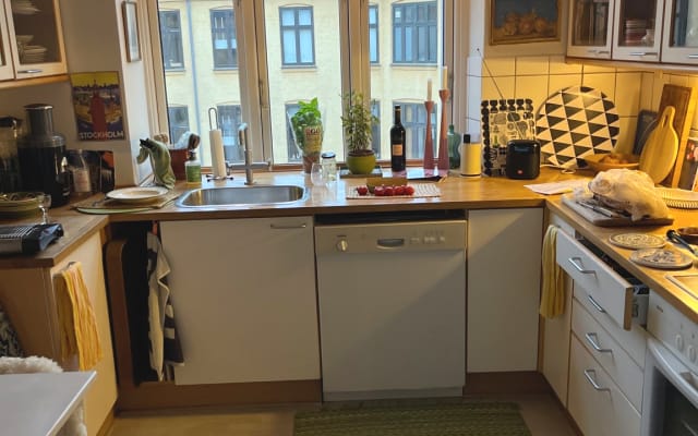 Kleines, aber gemütliches Zimmer mit Blick auf den Kopenhagener...