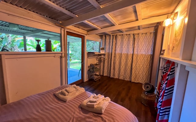 Cabane en bambou