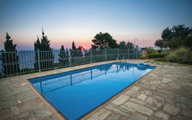 Pool Villa Perivoliou in Gehweite zu 4 Stränden, in der Nähe von Mamma 