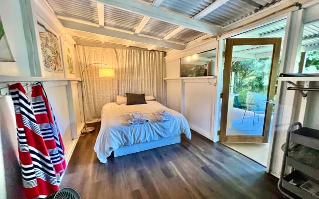 Cabane en bambou