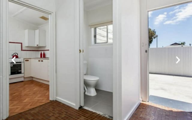 2br flat 100 m off main road between City and Port Adelaide,