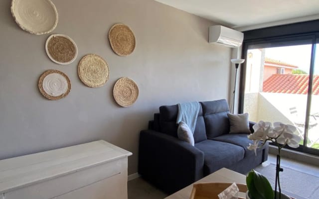studio with small terrace