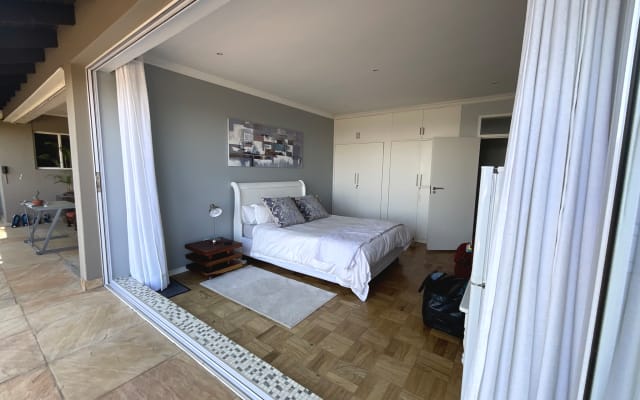 Hannes's listing on misterb&b - View into bedroom 1 from upper balcony. Bring outside inside.