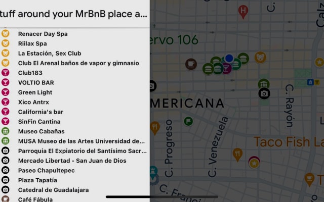 L'annuncio di John su misterb&b - A preview of a map I have made for you to get to know the area around your BnB place and GDL in general