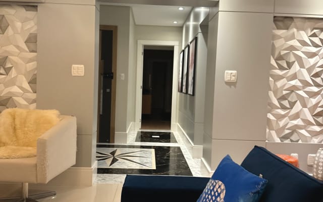 Camera con bagno in un bellissimo appartamento nel centro di Chapeco, -