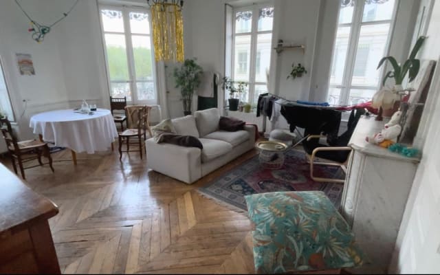 Grand appartement convivial avec vue sur Fourvière et sur la Saône