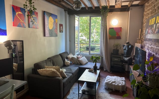 Atypical apartment in the heart of Paris, near Marais