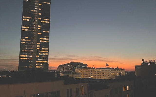 Appartement spacieux et central au 6ème étage avec vue sur Bruxelles