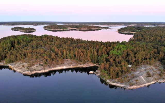 Île exotique située dans l'archipel du sud-ouest de la Finlande.