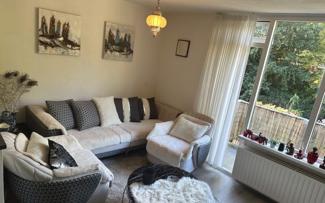 A nice apartment in the centrum of Baarn overlooking a park