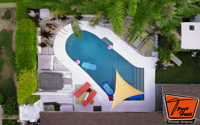 Tony's listing on misterb&b - clothing optional pool area