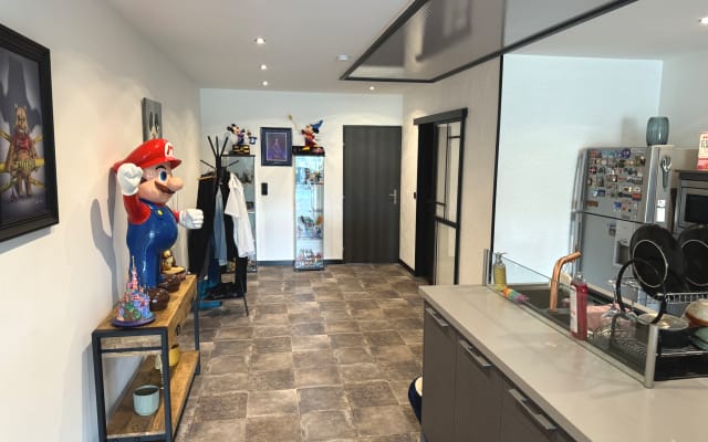 habitación con baño privado