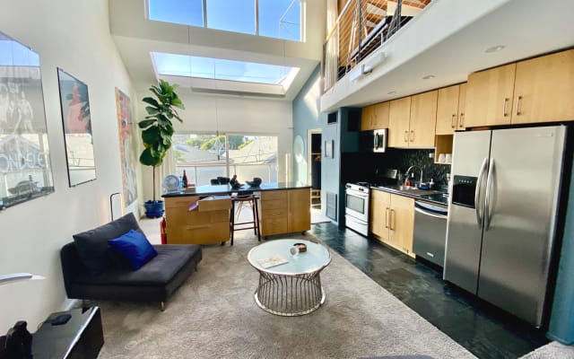 Sun-FIlled Designer Loft on Venice/Santa Monica Border Steps to Beach