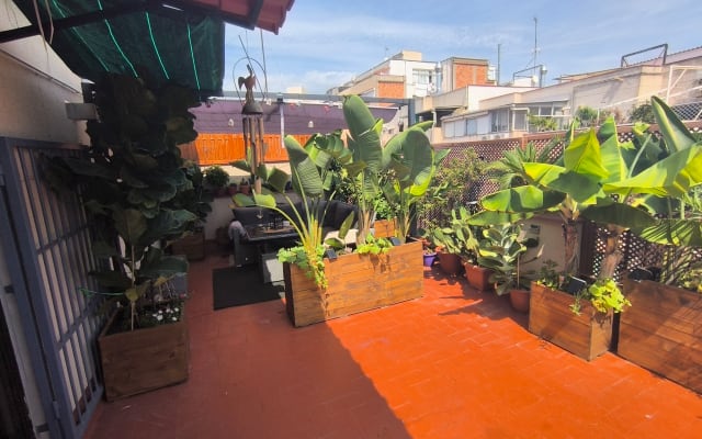 Apartamento gay com um terraço espetacular