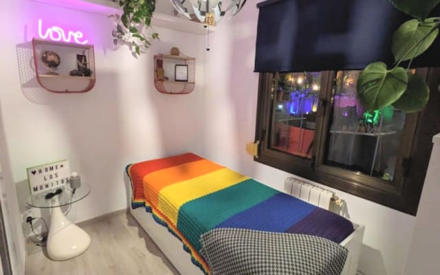 Apartamento gay com um terraço espetacular