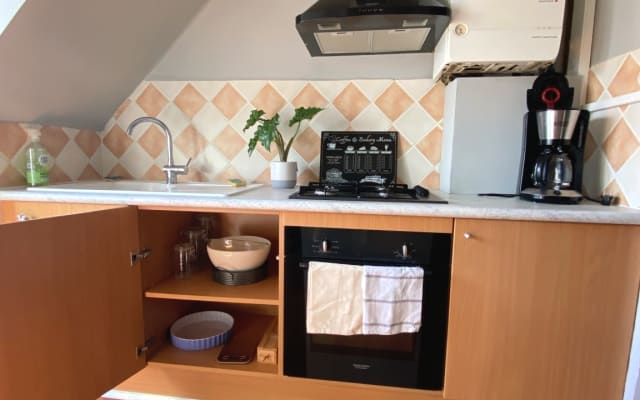T2 apartment with rooftop view in Saint-Michel, Saint-Brieuc