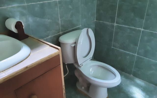 Neue Kabine im Dschungel Bad, Hängematte, Doppelbett, kitchinete.