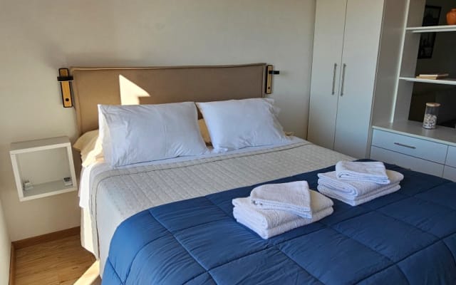 Apartamento totalmente equipado com vista
