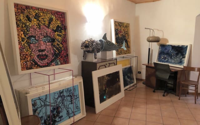 central Brera art studio