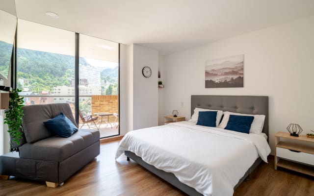 Loft moderno con vista sul centro e su Monserrate