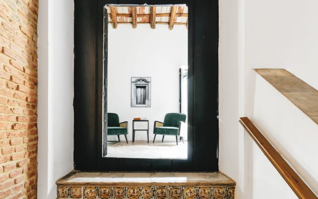 Maison située dans un palais du XVIe siècle à Cazalla de la Sierra.