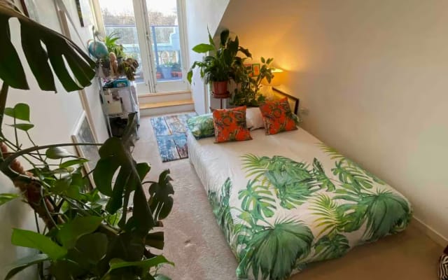 Central character terrace room overlooking Clapham Common