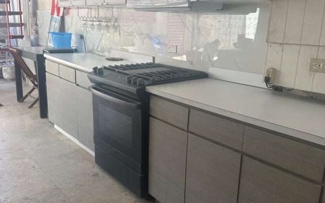 Rob's listing on misterb&b - shared kitchen so you can save some money using the stove or microwave