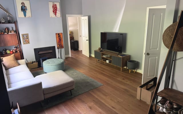 Private room and private lounge with pool access