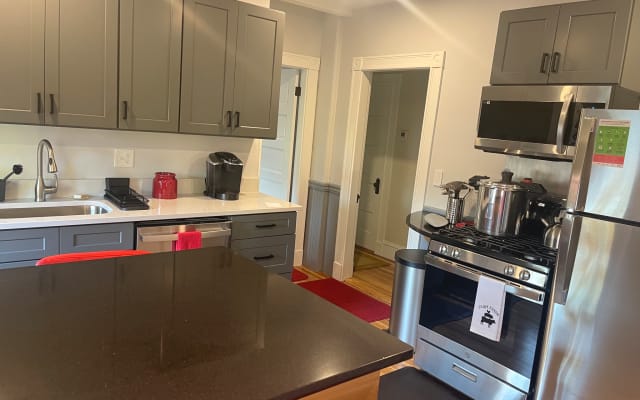 Full apartment in classic triple decker in unique & diverse JP.