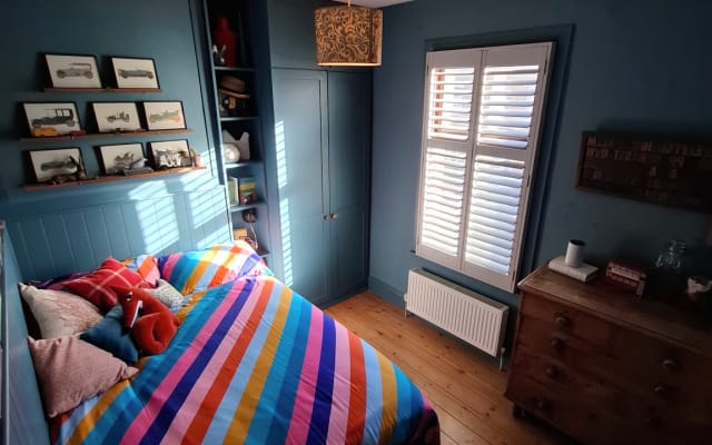 Charming double room in well-connected East London house