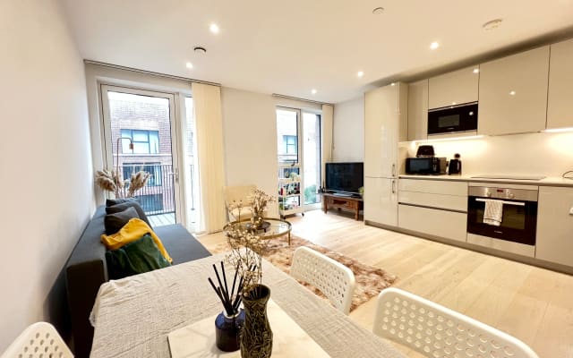 Moderno apartamento céntrico en Elephant & Castle con balcón