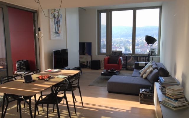 Très bel appartement lumineux au dernier étage d'une tour.