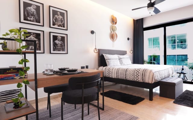 ¡Elegante estudio junto a la playa en Playa del Carmen, cerca de la...