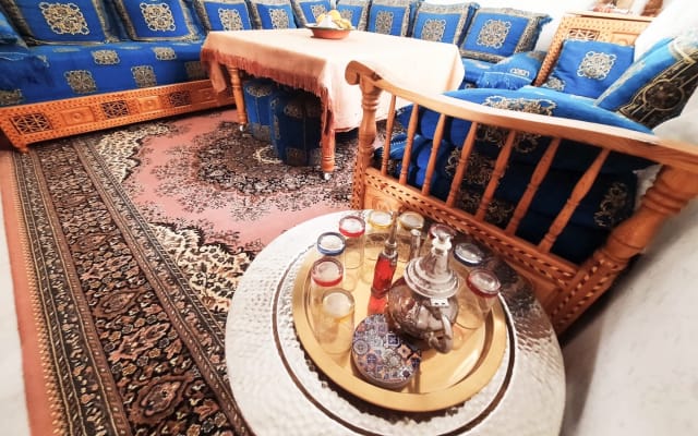 Appartement 2ch typique marocain à deux pas de l’océan et de la médina