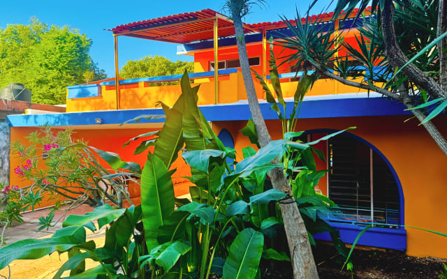 Richie's listing on misterb&b - This charming 75-year-old house has been restored and designed to use the surroundings for a unique, relaxed, and happy experience—where lingering and unwinding come naturally. Welcome to Los Colores.​