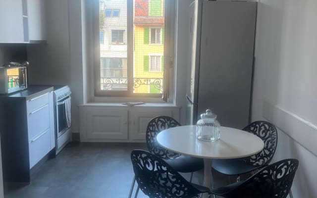 Belle chambre dans un appartement situé au centre de Genève