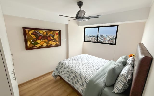 Centrally located in Modern Lima. Rest, work and play!