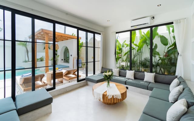 5" nach Seseh Beach-3BR Pool mit Dachterrasse