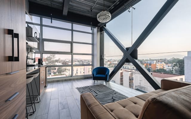The Diamond Loft Moderner Luxus mit eingebauter Küche