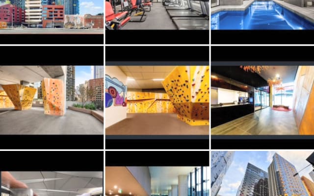 Johnny's listing on misterb&b - Building Facilities (2 gyms, 2 swimming pools, spa/sauna room, private cinema, rock climbing facility, outdoor barbecue areas, and more!) 