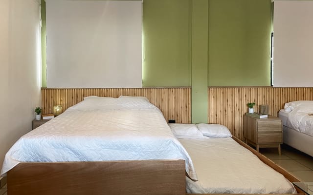 Acogedor loft en Surf City con piscina y playa.