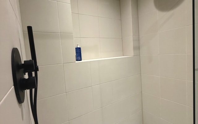Camera spaziosa con doccia e servizi privati, vicino al centro