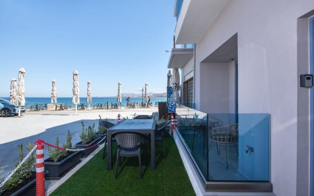 Blauer Balkon Boutique Suite Seaside Privater Parkplatz