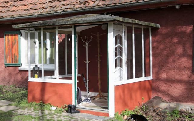 Thilos Inserat auf misterb&b - Eingangsbereich zu ihrer FEWO im Dachgeschoss - ******** ist eine weitere FEWO für 4 Personen