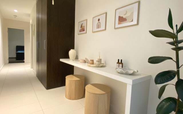 Chambre et salle de bain individuelle, appartement City à 2 lits