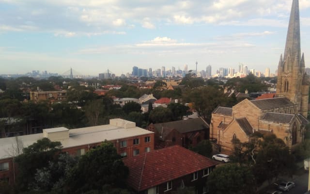 VUE ! City/Anzac Bridge/Blue Mountains - 1BR dans 2 BR Apt à Annandale